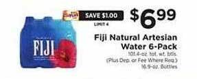 Weis Markets Fiji natural artesian water offer
