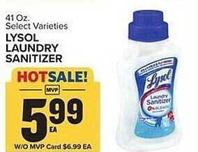 Food Lion Lysol laundry sanitizer offer