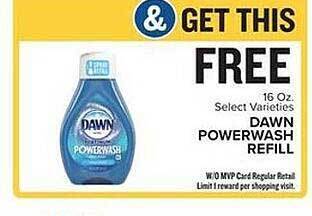 Food Lion Dawn powerwash refill offer