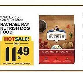 Food Lion Rachael ray nutrish dog food offer