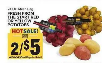 Food Lion Fresh from the start red or yellow potatoes offer