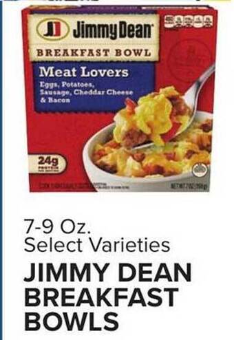 Food Lion Jimmy dean breakfast bowls offer