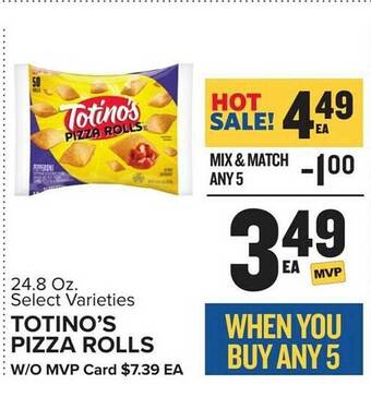 Food Lion Totino's pizza rolls offer
