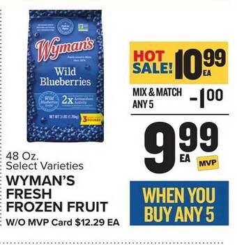Food Lion Wyman's fresh frozen fruit offer