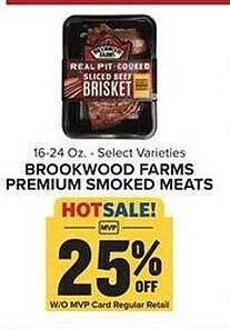 Food Lion Brookwood farms premium smoked meats offer