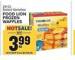 Food Lion Food lion frozen waffles offer