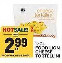 Food Lion Food lion cheese tortellini offer