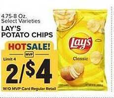 Food Lion Lay's potato chips offer
