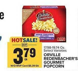 Food Lion Orville redenbacher's gourmet popcorn offer