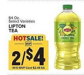 Food Lion Lipton tea offer