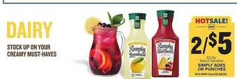 Food Lion Simply ades or punches offer