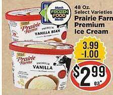 IGA Prairie farms premium ice cream offer