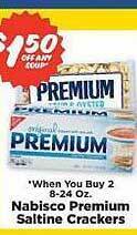 IGA Nabisco premium saltine crackers offer