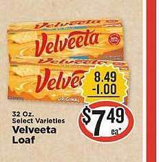 IGA Velveeta loaf offer