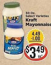 IGA Kraft mayonnaise offer