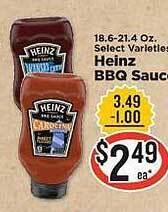 IGA Heinz bbq sauce offer