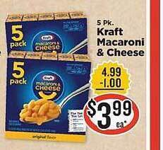 IGA Kraft macaroni & cheese offer