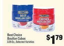 IGA Best choice bouillon cubes offer