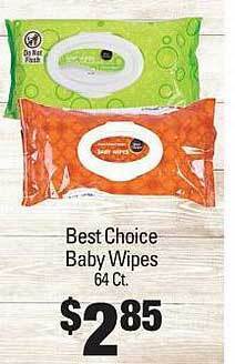 IGA Best choice baby wipes offer