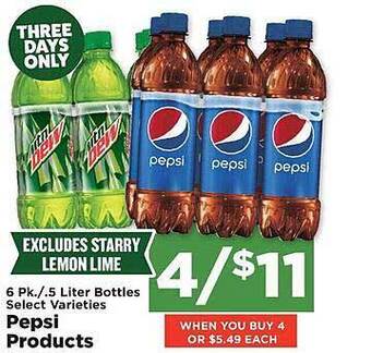IGA Pepsi products offer