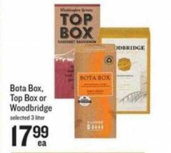 Lowes Foods Bota box, top box or woodbridge offer