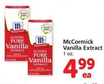 Albertsons McCormick Vanilla Extract 1 oz offer