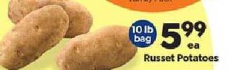 Save a Lot Russet potatoes offer