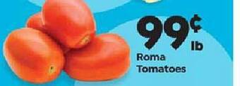 Save a Lot Roma tomatoes offer