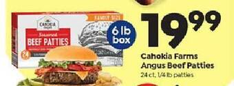 Save a Lot Cahokia farms angus beef patties offer