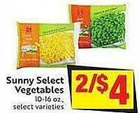 Save Mart Sunny select vegetables offer