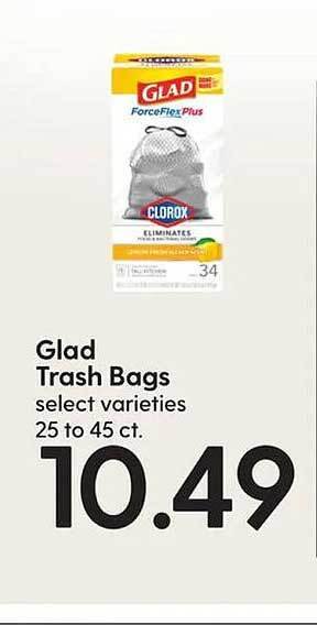 Hy-Vee Glad trash bags offer
