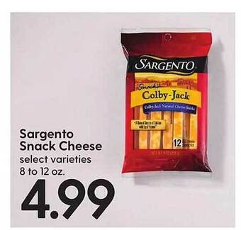 Hy-Vee Sargento snack cheese offer