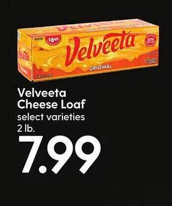 Hy-Vee Velveeta cheese loaf offer