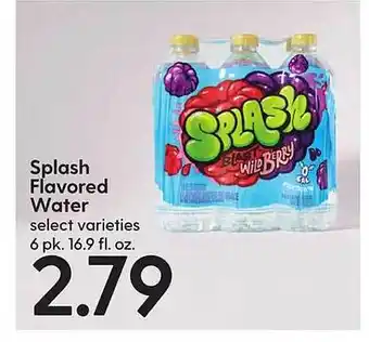 Hy-Vee Splash flavored water offer