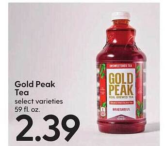 Hy-Vee Gold peak tea offer