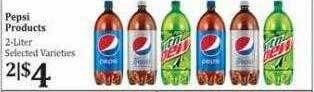 Rosauers Pepsi products offer