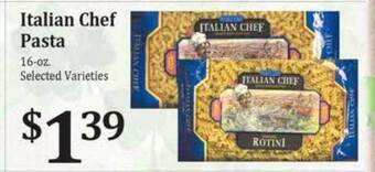 Rosauers Italian chef pasta offer
