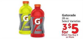 Vons Gatorade offer
