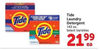 Vons Tide laundry detergent offer