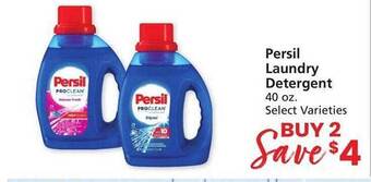Vons Persil laundry detergent offer