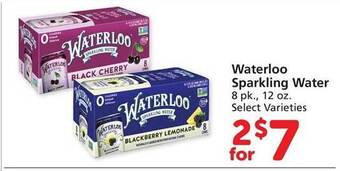 Vons Waterloo sparkling water offer