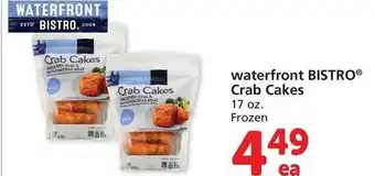 Vons Waterfront bistro crab cakes offer