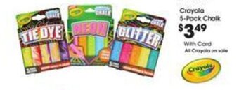 Kroger Crayola 5-Pack Chalk offer
