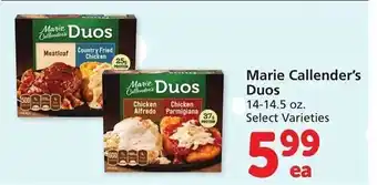 Vons Marie callender's duos offer