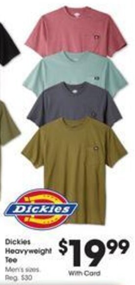 Kroger Dickies Heavyweight Tee offer