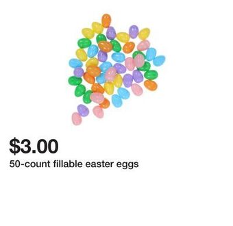 Five Below 50-count fillable easter eggs offer