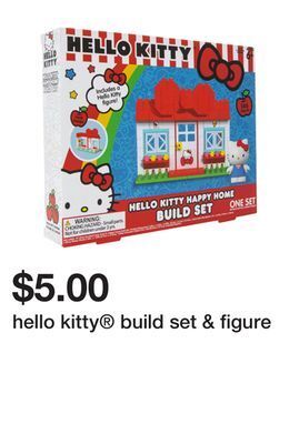 Five Below Hello kitty® build set & figure offer