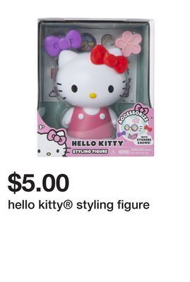 Five Below Hello kitty® styling figure offer