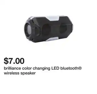 Five Below Brilliance color changing led bluetooth® wireless speaker offer