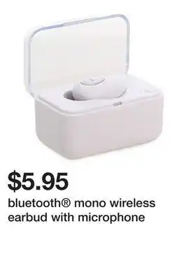 Five Below Bluetooth® mono wireless earbud with microphone offer